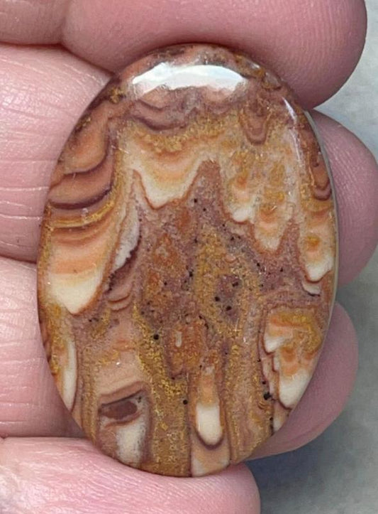 Oval 36x24mm Dryhead Agate Cabochon 17