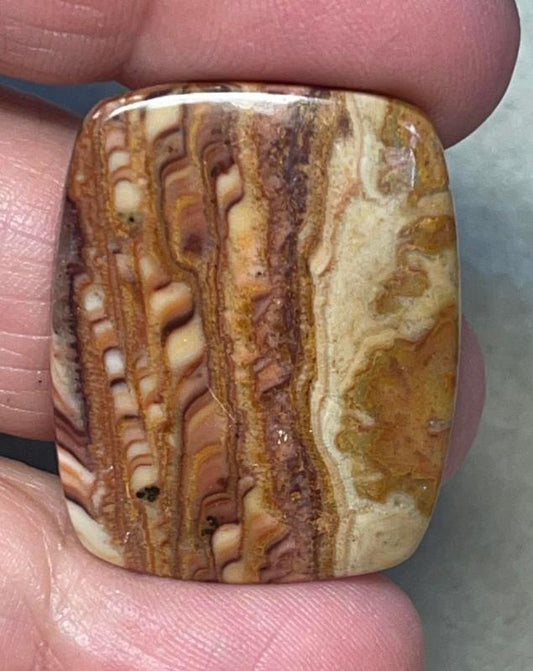 Freeform 31x25mm Dryhead Agate Cabochon 24