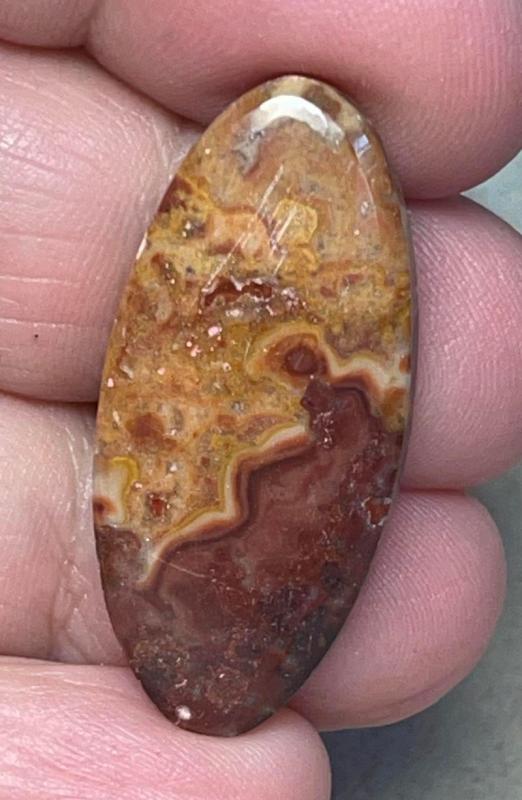 Oval 36x16mm Dryhead Agate Cabochon 25