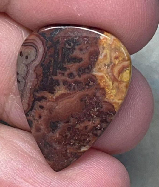 Teardrop 24x18mm Dryhead Agate Cabochon 29