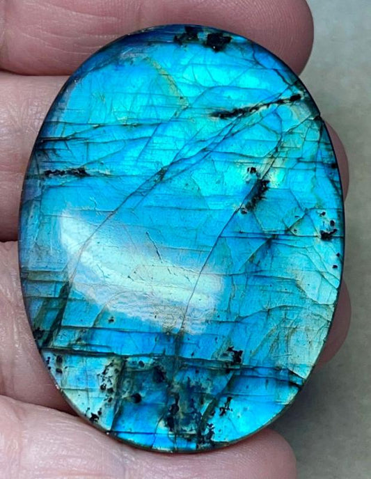 Oval 53x39mm Labradorite Cabochon 186