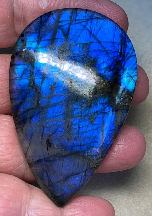 Teardrop 71x46mm Labradorite Cabochon 201