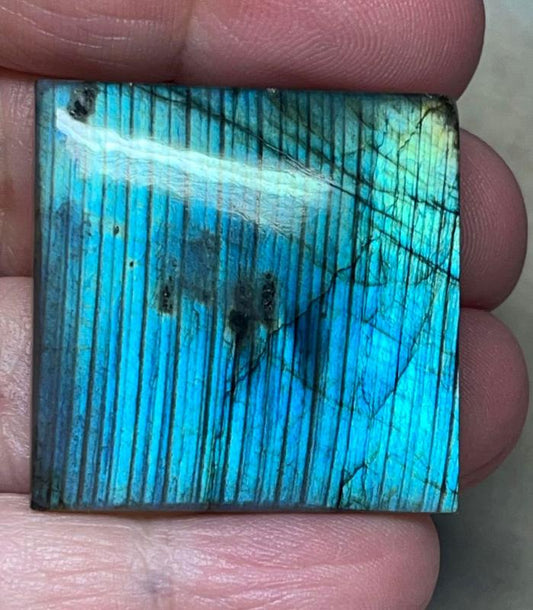 Square 32x32mm Labradorite Cabochon 208