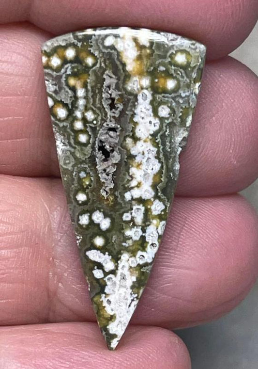 Freeform 34x17mm Ocean Jasper Cabochon 76