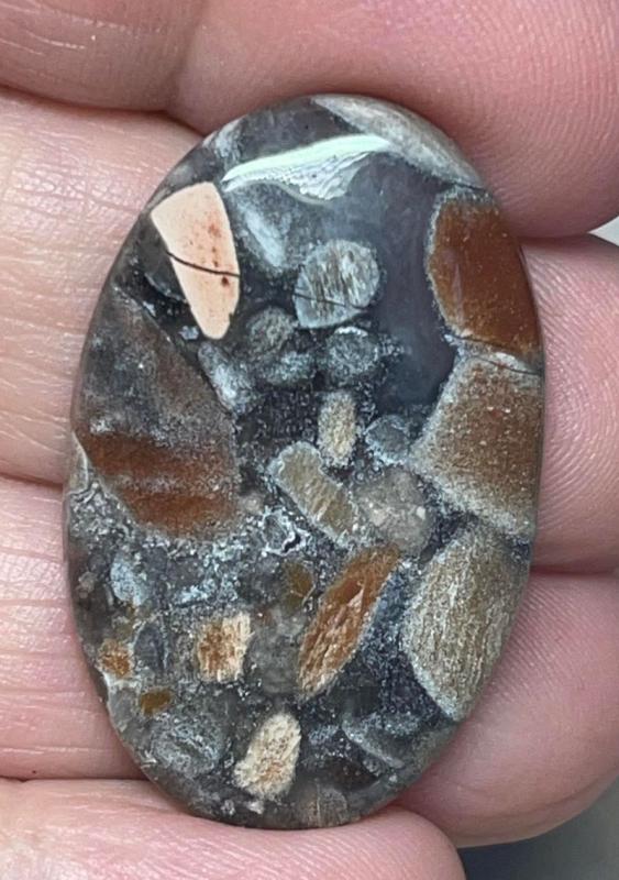 Oval 35x22mm Taboo Jasper Cabochon 15