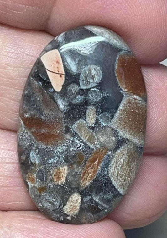 Oval 35x22mm Taboo Jasper Cabochon 15