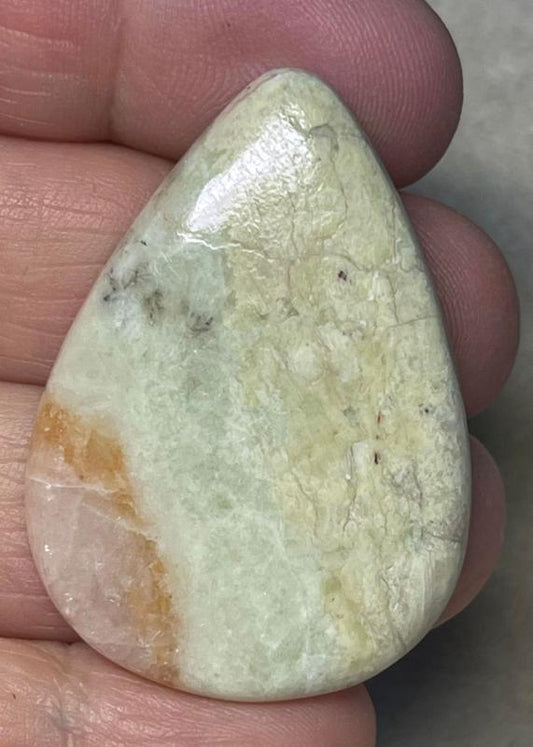 Teardrop 42x30mm Butterfly Wing Jasper Cabochon 19