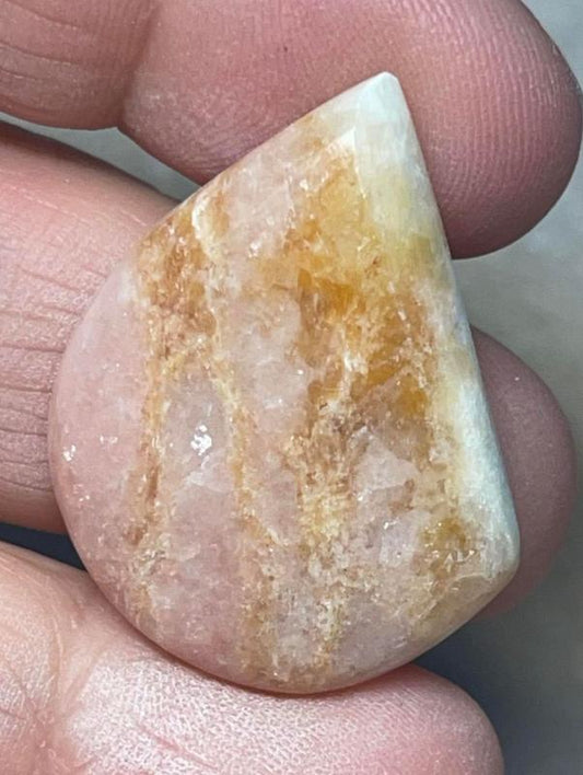Freeform 33x26mm Butterfly Wing Jasper Cabochon 21