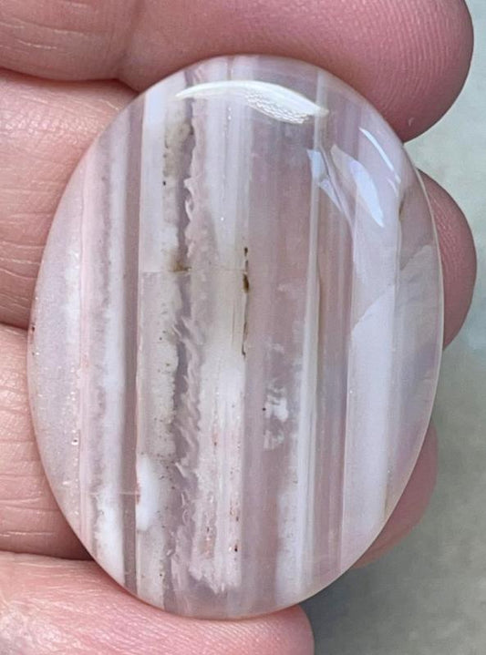 Oval 40x28mm Botswana Agate Cabochon 30