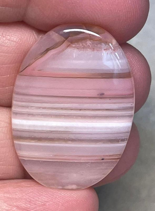 Oval 34x24mm Botswana Agate Cabochon 37