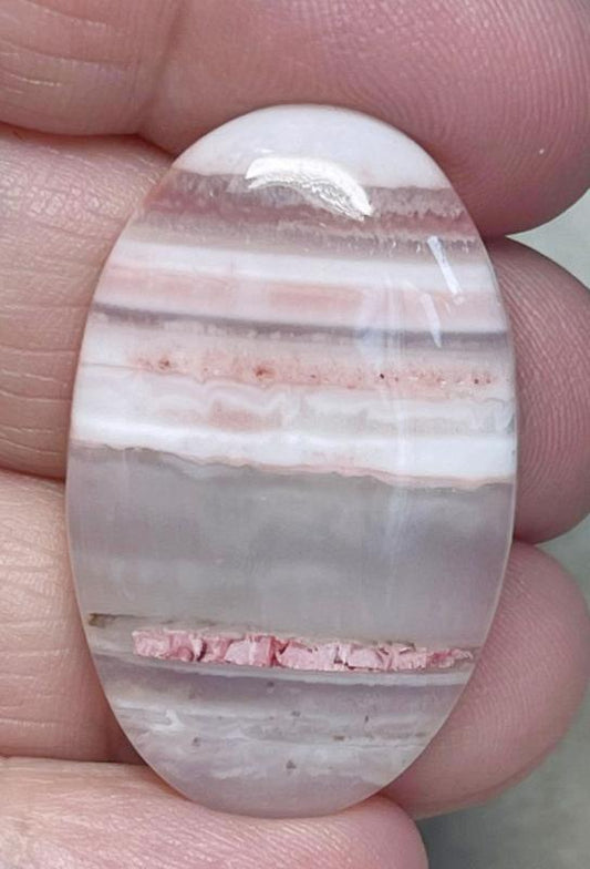 Oval 36x22mm Botswana Agate Cabochon 42