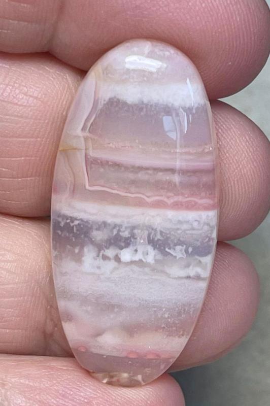 Oval 39x18mm Botswana Agate Cabochon 49
