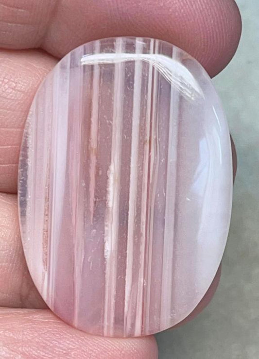 Oval 37x26mm Botswana Agate Cabochon 52