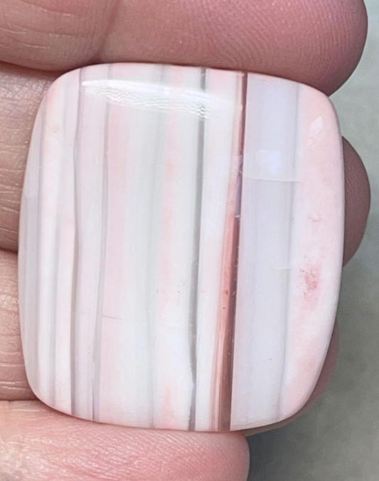 Rectangle 33x29mm Botswana Agate Cabochon 54