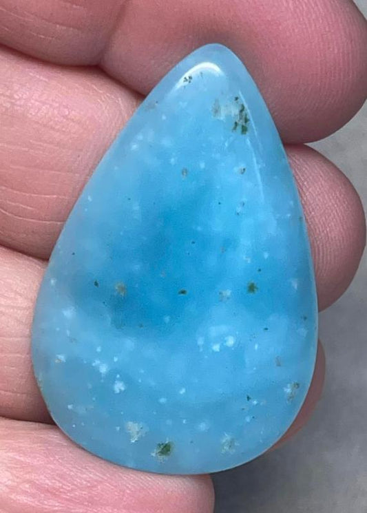 Teardrop 38x25mm Hemimorphite Cabochon 05