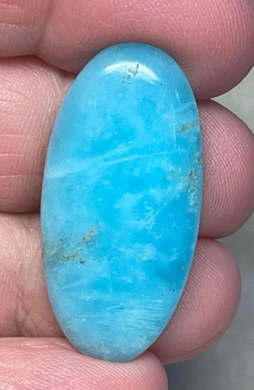 Oval 35x17mm Hemimorphite Cabochon 06