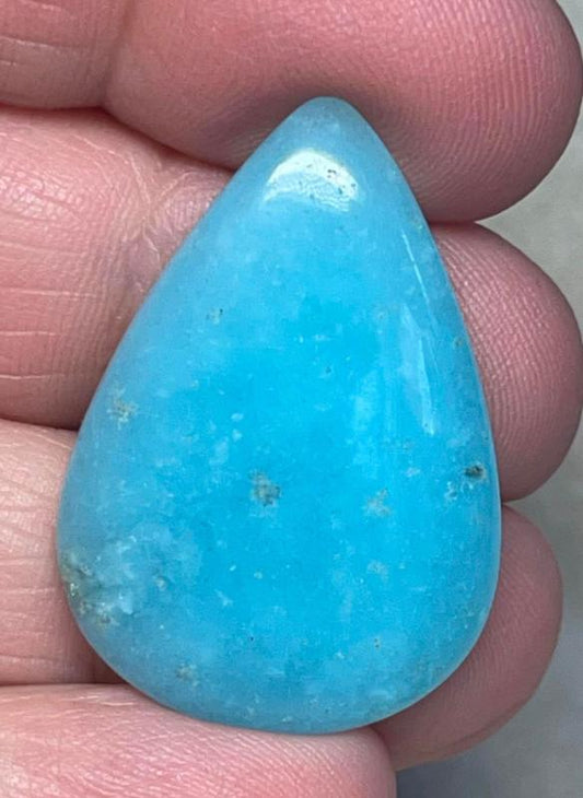 Teardrop 32x22mm Hemimorphite Cabochon 09