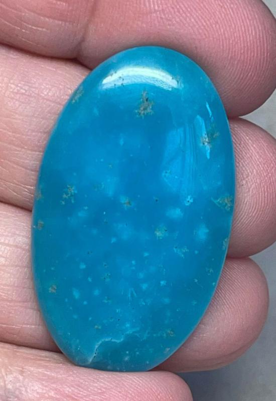 Oval 39x23mm Hemimorphite Cabochon 11