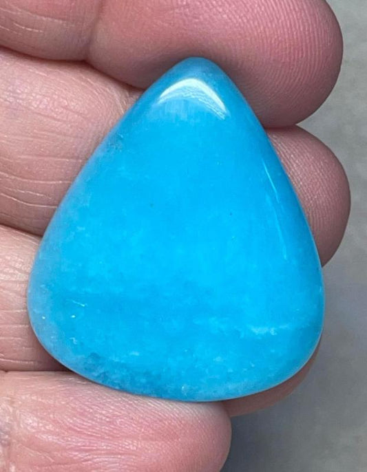 Teardrop 32x28mm Hemimorphite Cabochon 13
