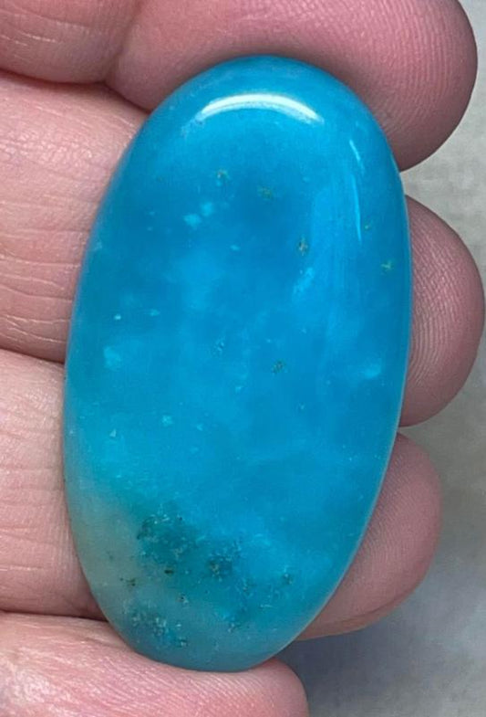 Oval 42x22mm Hemimorphite Cabochon 16