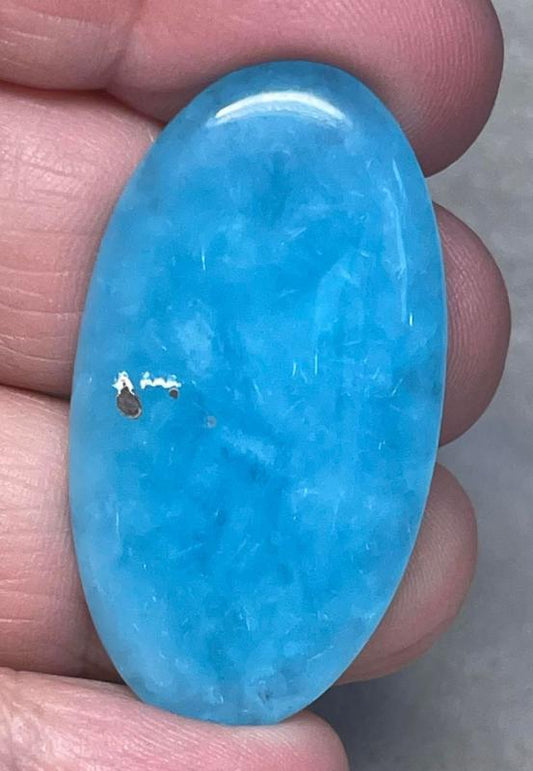 Oval 42x22mm Hemimorphite Cabochon 20