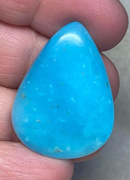 Teardrop 34x25mm Hemimorphite Cabochon 21