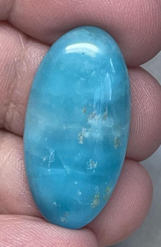 Oval 30x15mm Hemimorphite Cabochon 24