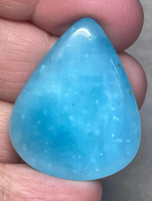 Teardrop 35x28mm Hemimorphite Cabochon 25