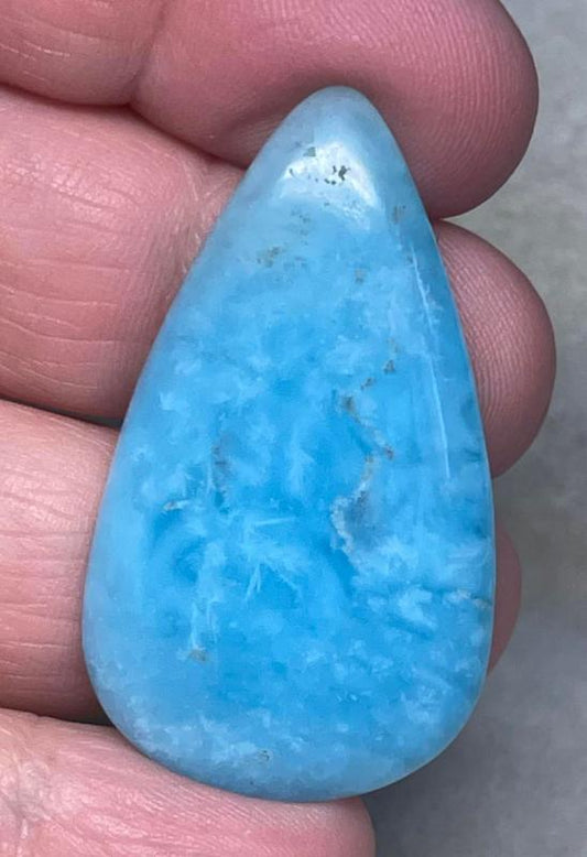 Teardrop 43x24mm Hemimorphite Cabochon 27