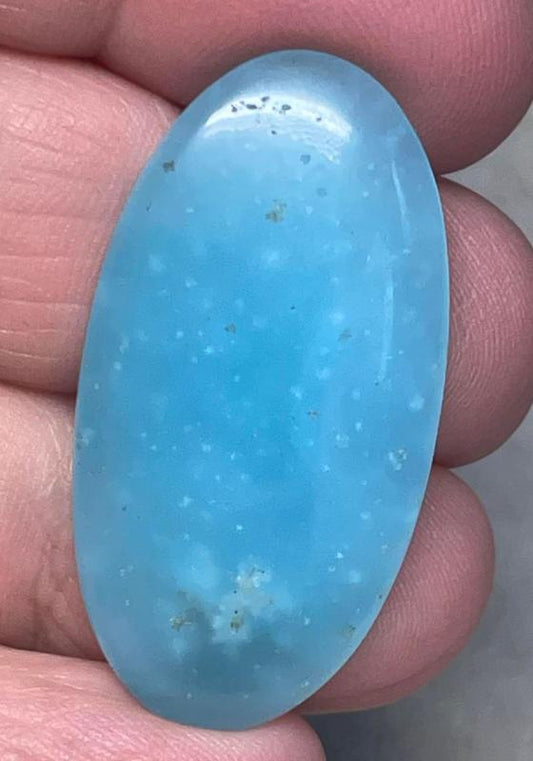 Oval 37x19mm Hemimorphite Cabochon 29