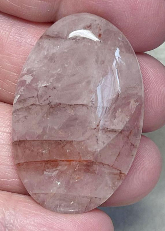 Oval 40x26mm Hematoid Quartz Cabochon 30