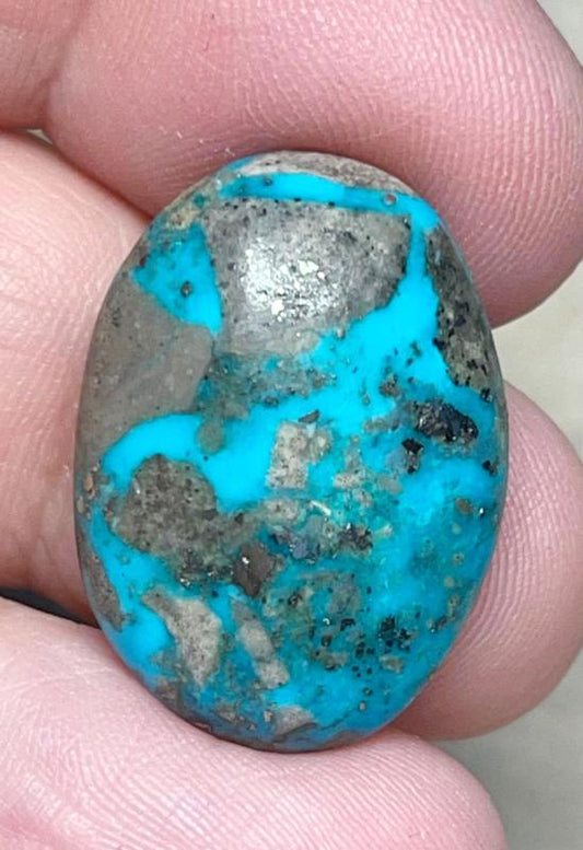 Oval 25x18mm P Turquoise Cabochon 06
