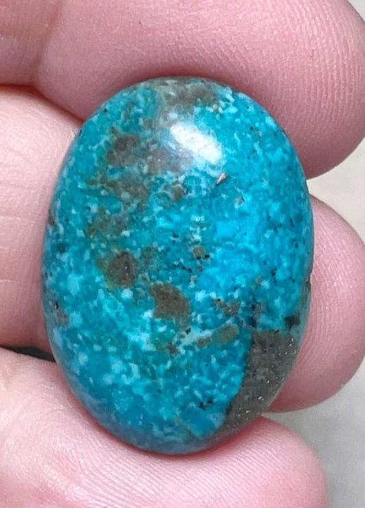 Oval 26x18mm P Turquoise Cabochon 09