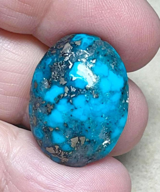 Oval 24x18mm P Turquoise Cabochon 32