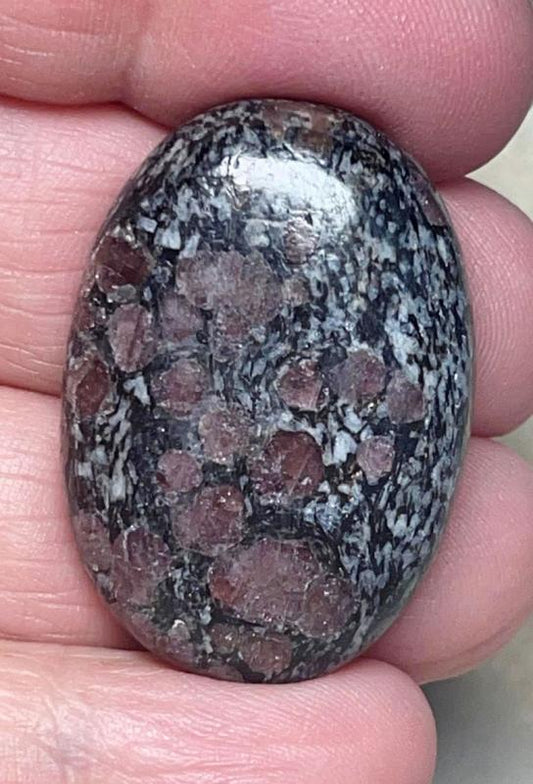 Oval 34x24mm Spinel in Matrix Cabochon 10