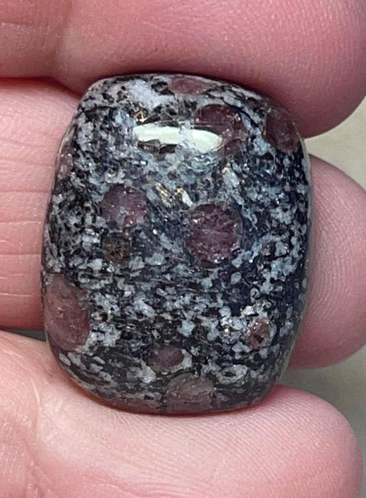 Freeform 25x20mm Spinel in Matrix Cabochon 14