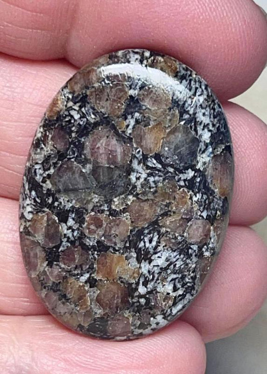 Oval 35x25mm Spinel in Matrix Cabochon 16