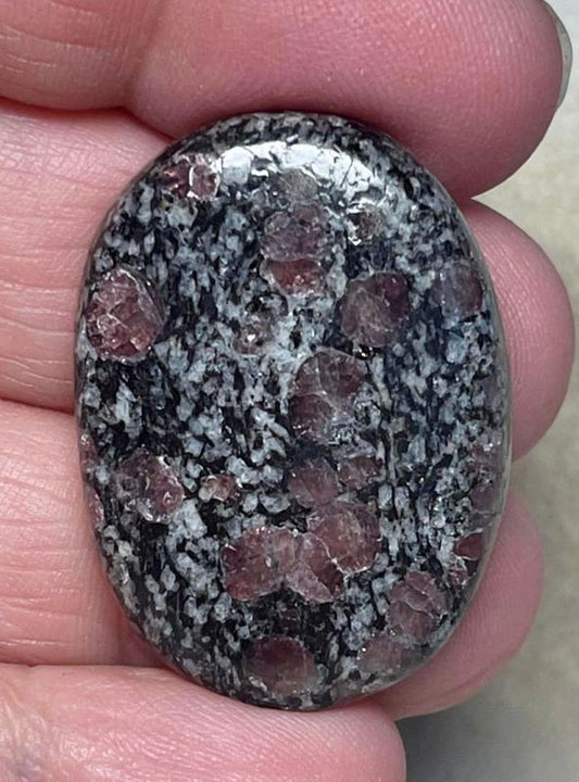 Oval 34x24mm Spinel in Matrix Cabochon 18