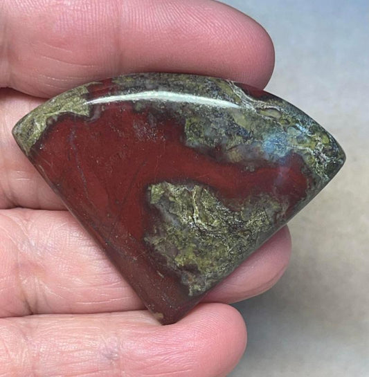 Freeform 40x51mm Dragon Blood Jasper Cabochon 25