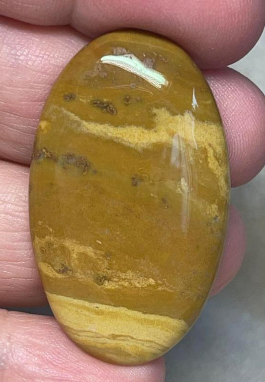 Oval 43x25mm Wood Jasper Cabochon 14