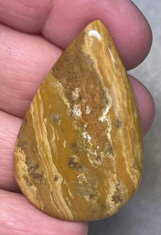 Teardrop 45x29mm Wood Jasper Cabochon 20