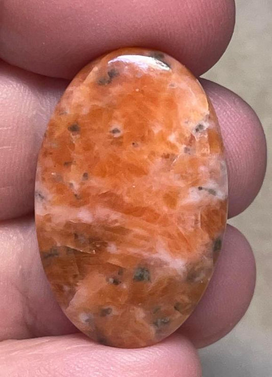 Oval 31x19mm Orchid Calcite Cabochon 13