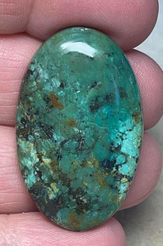 Oval 36x23mm African Turquoise Cabochon 10