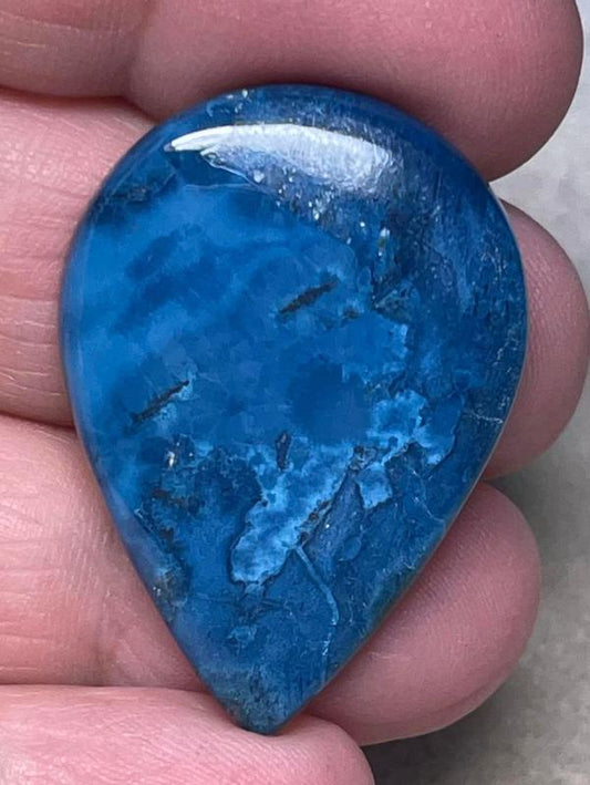 Teardrop 35x25mm Shattuckite Cabochon 44