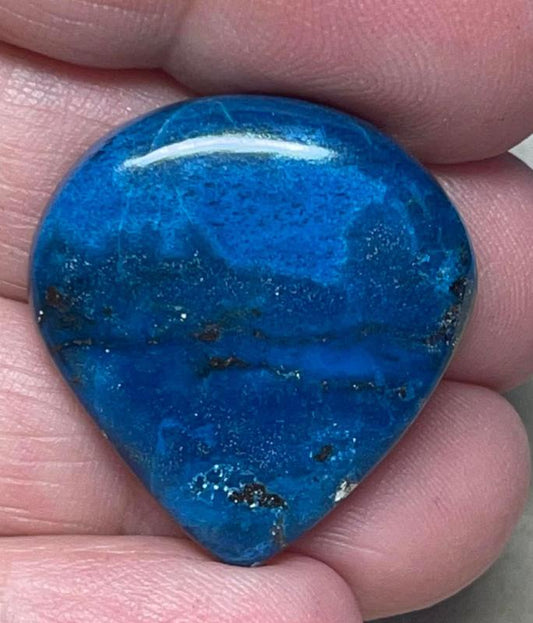 Teardrop 27x25mm Shattuckite Cabochon 51