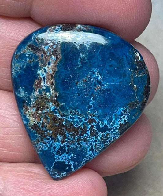 Teardrop 32x28mm Shattuckite Cabochon 56