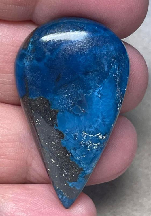 Teardrop 40x23mm Shattuckite Cabochon 67