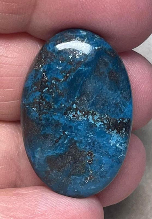 Oval 31x20mm Shattuckite Cabochon 69