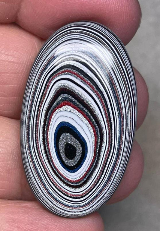 Oval 38x22mm Kenworth Fordite Cabochon 38