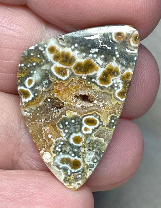 Freeform 31x20mm Ocean Jasper Cabochon 97